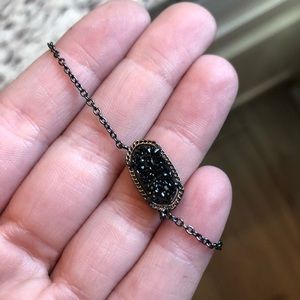 KENDRA SCOTT, gunmetal Elisa necklace